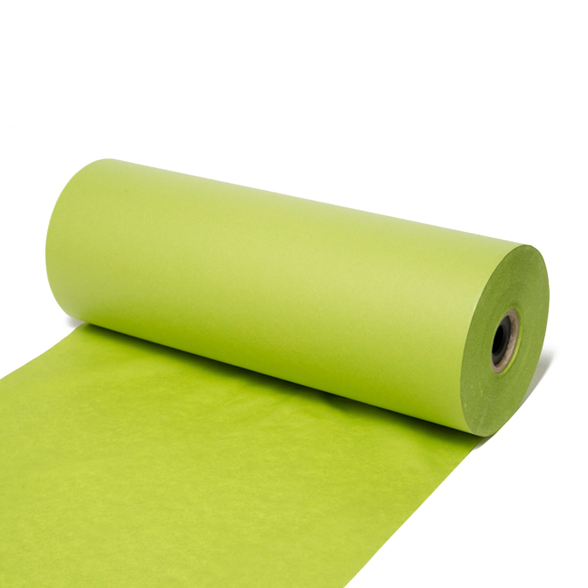 Seidenpapier Moosgrün, 50 / 75 cm breit, 500 Meter / Rolle