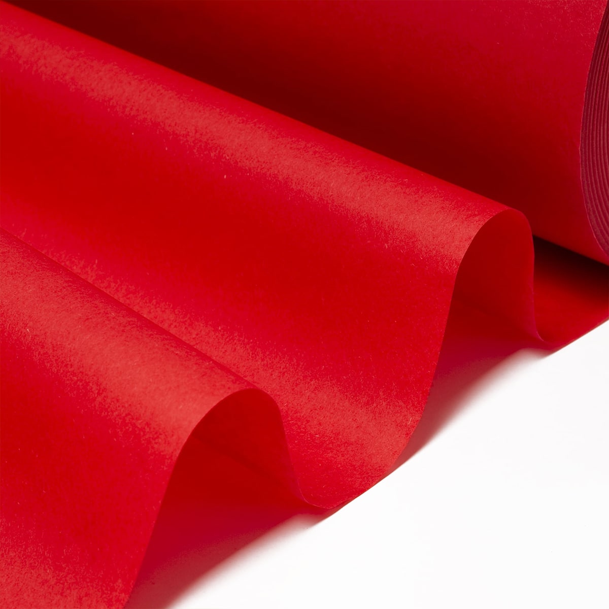Seidenpapier Rot, 50 cm breit, 500 Meter / Rolle