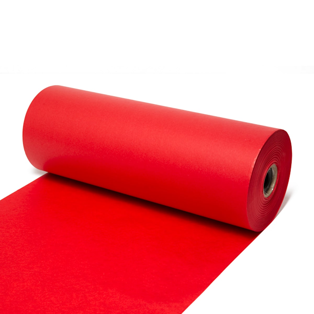 Seidenpapier Rot, 50 / 75 cm breit, ca. 500 Meter / Rolle